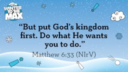Big Verse Slide Matthew 6 33