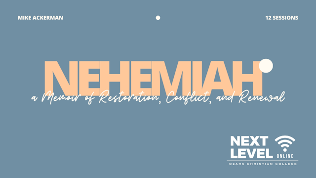 Nehemiah: A Memoir of Restoration, Conflict, and Renewal