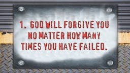 Illustrated Message: God Will Forgive You No Matter How Many Times
