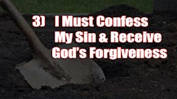 Illustrated Message: 03  I Must Confess My Sin & Receive God’s For