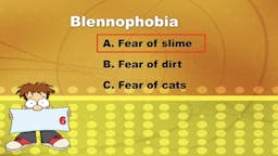 Game: Name That Phobia - 06 Answer