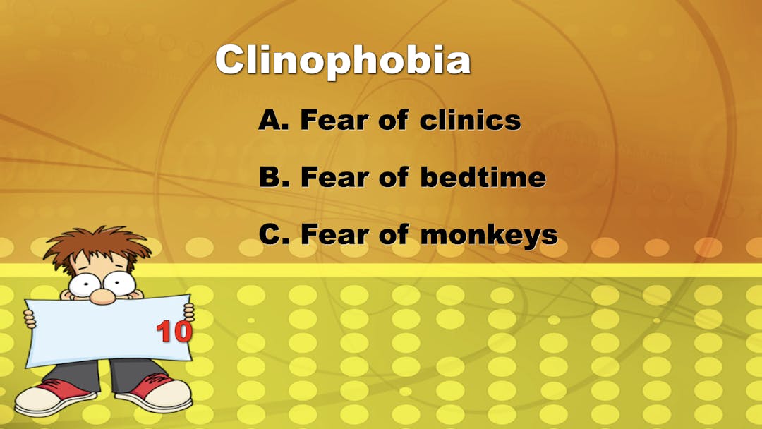 Game: Name That Phobia
