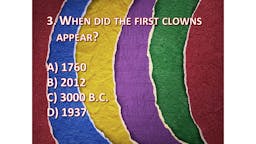 Game: Stop Clowning Around! - 03 Question
