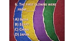 Game: Stop Clowning Around!: 06 Question