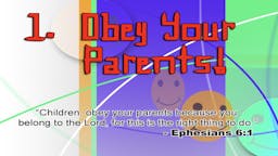 Illustrated Message - Obey Your Parents