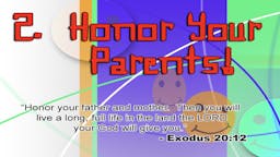 Illustrated Message: Honor Your Parents