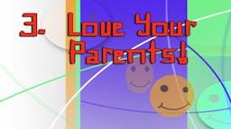 Illustrated Message - Love Your Parents
