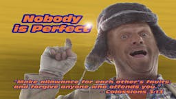 Illustrated Message: Nobody Is Perfect