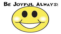 Illustrated Message: Be Joyful ALWAYS