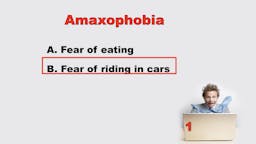 Game: Name that Phobia - Answer 01