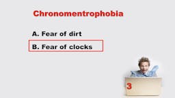 Game: Name that Phobia - Answer 03