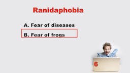 Game: Name that Phobia - Answer 06