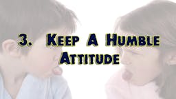 Illustrated Message - Keep a Humble Attitude