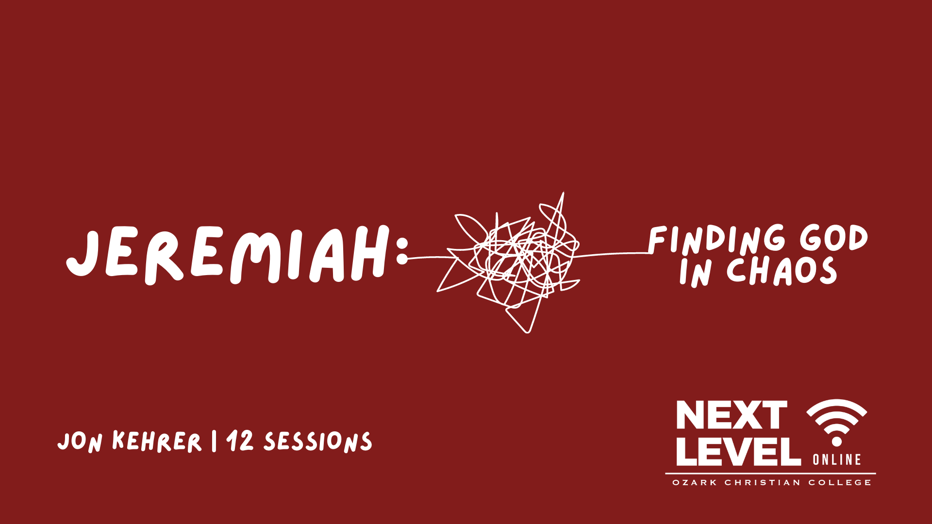 Jeremiah: Finding God in Chaos